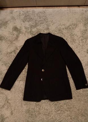 Новий чорний  приталений піджак trevira new mens black jacket womens