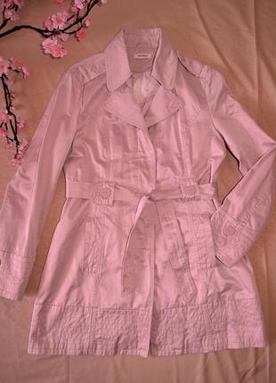 Универсальный тренч цвет сезона "сладкая сирень"