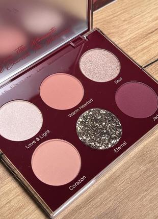 Палетка тіней dominique cosmetics unconditional palette3 фото