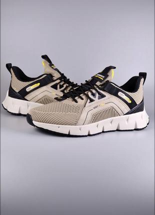 Мужские кроссовки bs-x spring runner beige1 фото