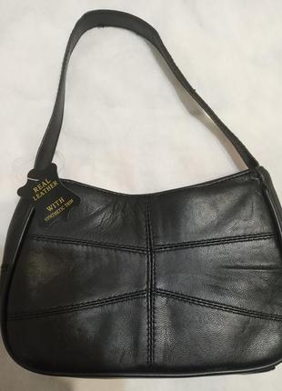Шкіряна стильна сумка real leather