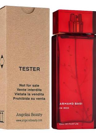 Armand basi in red тестер 100 мл парфумована вода жіноча арманд баси