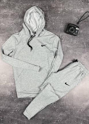 Хит продаж! серый, весенний спортивный костюм найк nike / весна осень наложка худи1 фото