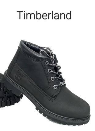 Кожаные женские ботинки timberland nellie оригинал3 фото