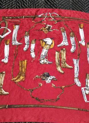 Шовкова хустка в стилі hermes