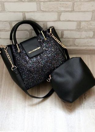 Сумка глиттер