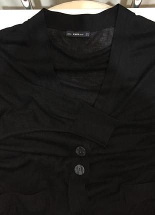 Довгий кардиган, zara, розмір s 7