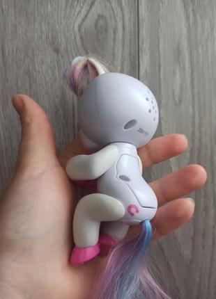 Интерактивная игрушка fingerlings единорог белый2 фото