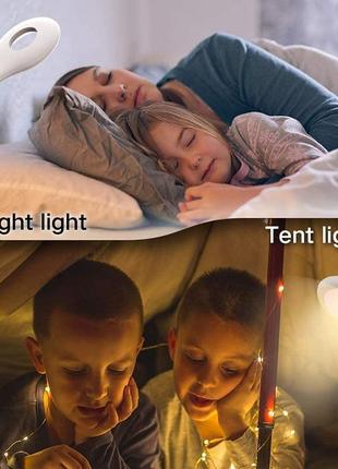 Світлодіодна лампа для читання outopest, 5 кольорів і 5 рівнів яскравості — настільна лампа, що перезаряджається, з 28 світлодіода5 фото