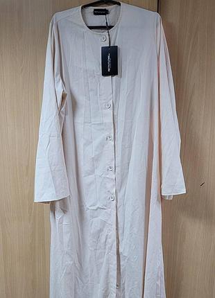 Платье-халат большого размера.