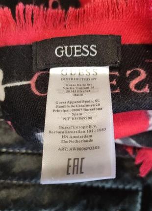 Большой яркий платок guess оригинал