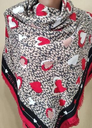 Большой яркий платок guess оригинал