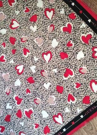 Большой яркий платок guess оригинал