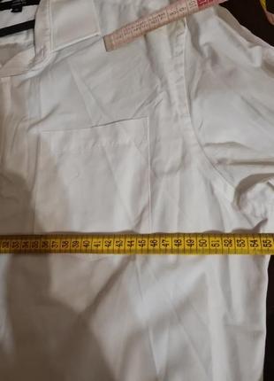 Базовая белая рубашка с мужского плеча7 фото