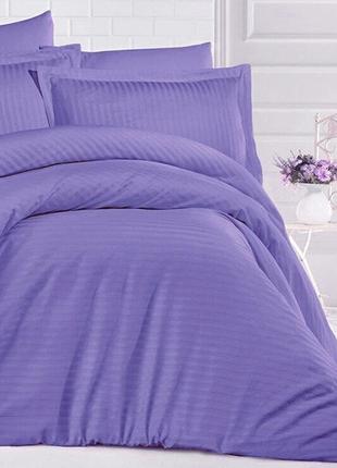 1,5-спальный комплект постельного белья страйп сатин турция на молнии luxury st-1056