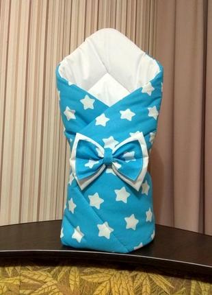 Новий теплий конверт для новонароджених на виписку з пологового будинку