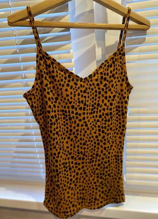 Майка жіноча леопардова тренд сезону 🐆 майка від tu high heels