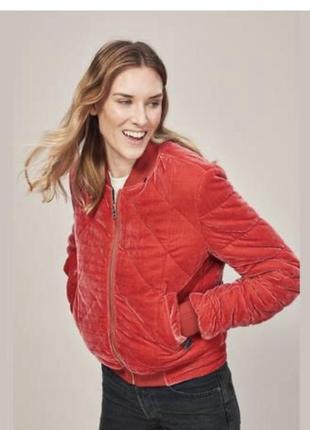 Replay  red velvet bomber jacket бомбер куртка