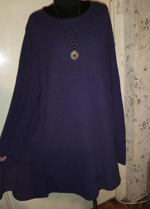 Мерино-шерстяное-100%,pure new wool,тёплое платье,большого размера,peter hahn,италия