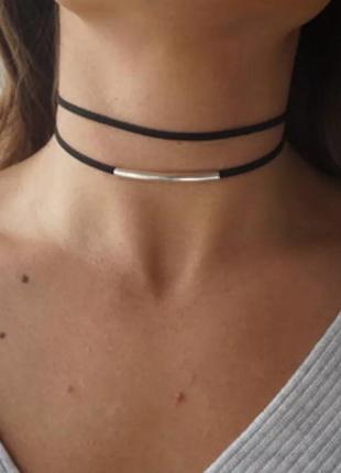 Стильний чокер на шию в стилі zara