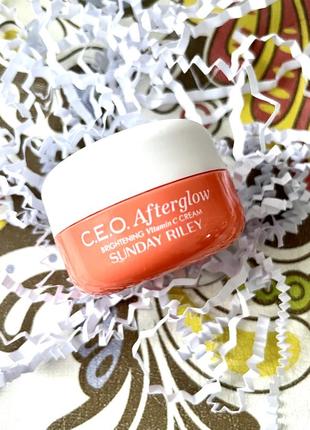 Крем для обличчя sunday riley c.e.o. afterglow brightening vitamin c gel cream