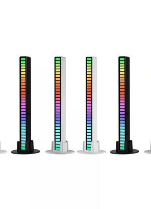 Освещение, активируемое звуком, 32-битная световая панель управления звуком rgb,...