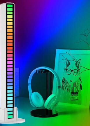 Освещение, активируемое звуком, 32-битная световая панель управления звуком rgb,...