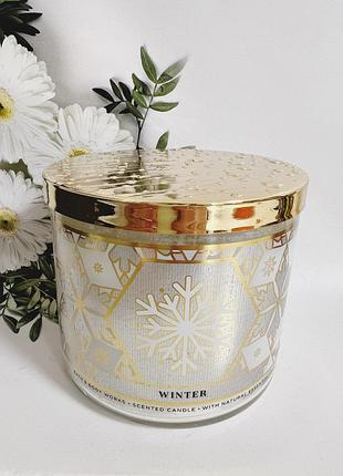 Свічка 3-фітіля winter від champagne toast bath and body