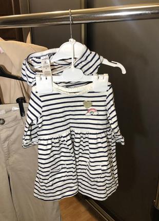 Сукня carters 6m платтячко на дівчинку з блумерами трусики