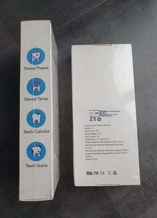 Ультразвуковий очищувач зубного нальоту senxin ірригатор оригінал з європи4 фото