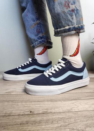 Женские кеды vans old school blue