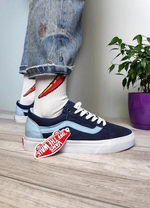 Женские кеды vans old school blue3 фото