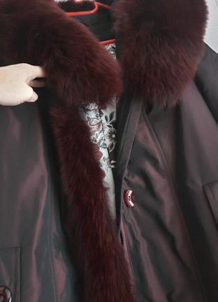 Зимова довга куртка пуховик пальто8 фото