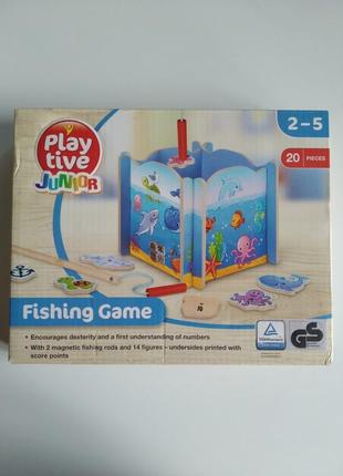 Детская деревянная рыбалка