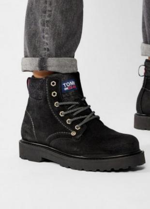 Черевики lace up mens tommy jeans boot em0em00534 black bds