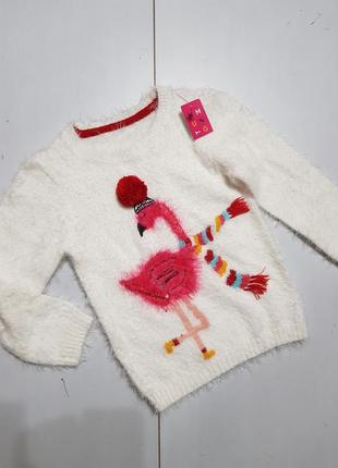 Новый свитер на девочку 5-6 лет