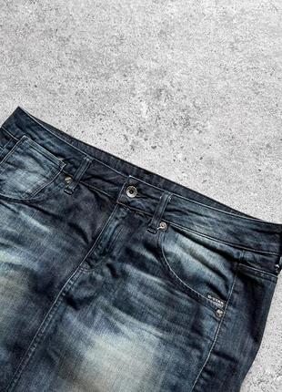 G-star raw women's denim jeans mini skirt женская юбка, юбка2 фото