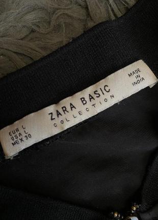 Стильна блуза з вишивкою zara basic4 фото