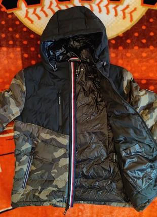 💯❄️💨 оригінал. тепла зимова куртка tommy hilfiger. вітру та водо захищена3 фото