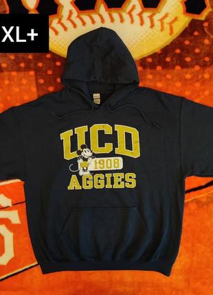 💯🏈оригинал. худи gildan x ucd aggies & mickey mouse.