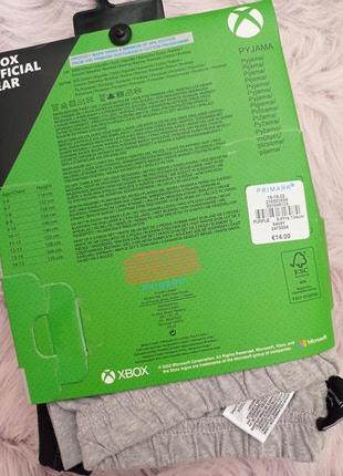 Котоновая пижама на мальчика бренда primark серии xbox4 фото