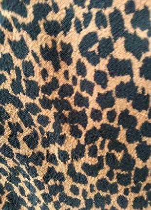 Женская рубашка блуза в леопардовый принт от bershka  размер 288 фото