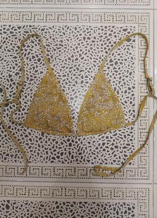 Новый верх от купальника h&m в цветочный принт размер 38