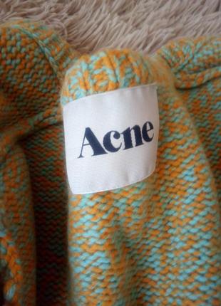 Шерстяной кардиган свитер оригинал acne в стиле miu miu шерсть3 фото