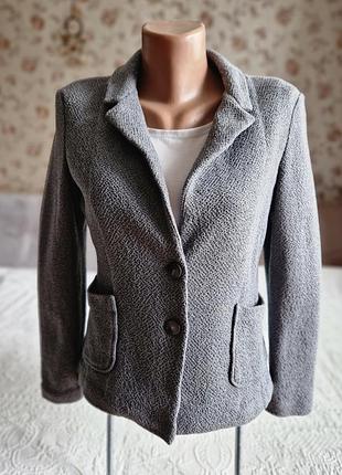 🍀🍀🍀 жіночий базовий коттоновий жакет блейзер fabiana filippi