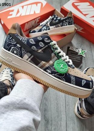 Кросівки nike travis scott x nike air force low cactus jack