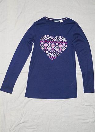 Реглан, лонгслив, кофта с начесом pepperts, германия, размер 140