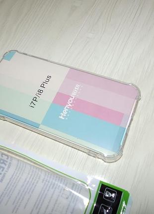 Протиударний чохол для iphone 7 plus/8 plus henyou прозорий