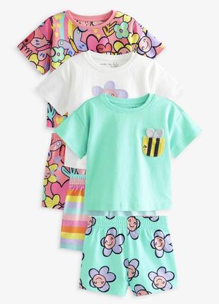 Набор летних пижам на девочку