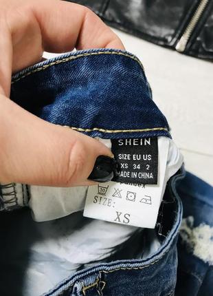 💙женские джинсы с высокой посадкой shein5 фото